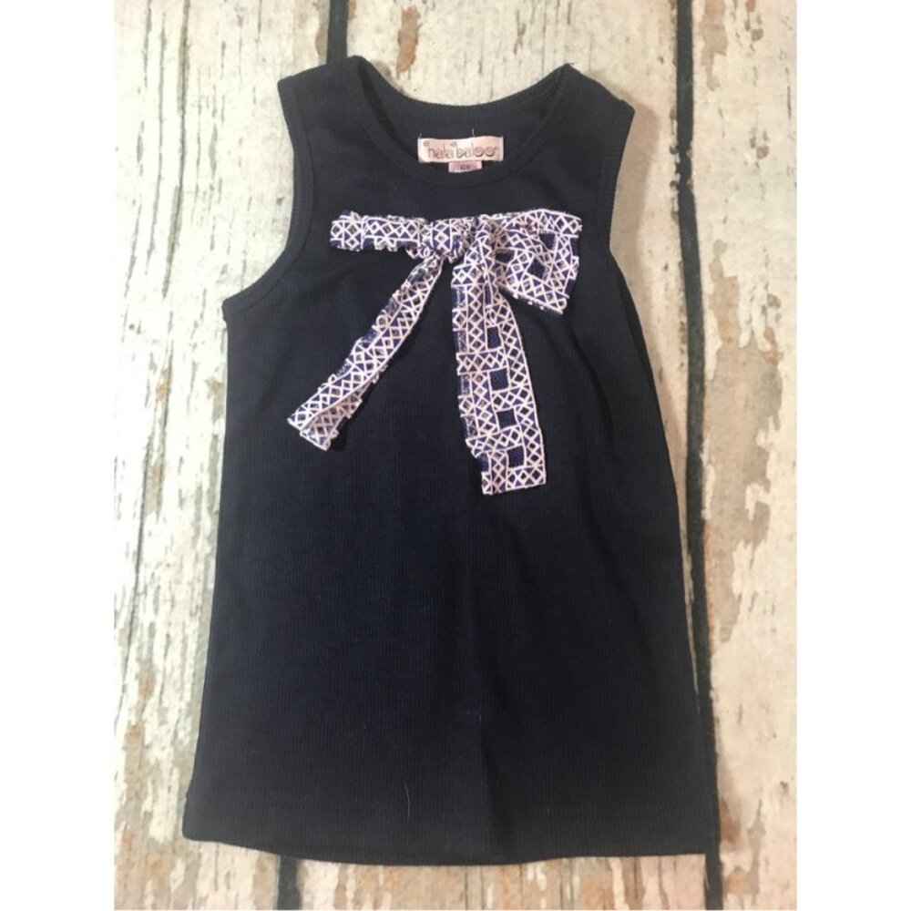 Halabaloo Navy Bow Tank